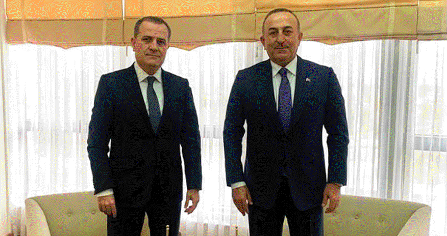 Ceyhun Bayramov Çavuşoğlu ilə görüşdü Ceyhun Bayramov Çavuşoğlu ilə görüşdü