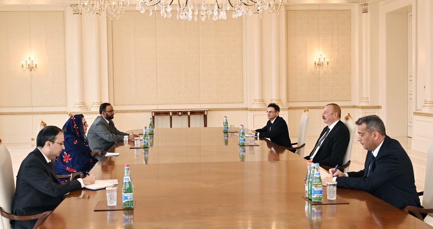 Prezident İlham Əliyev Pakistanlı naziri qəbul edib Prezident İlham Əliyev Pakistanlı naziri qəbul edib