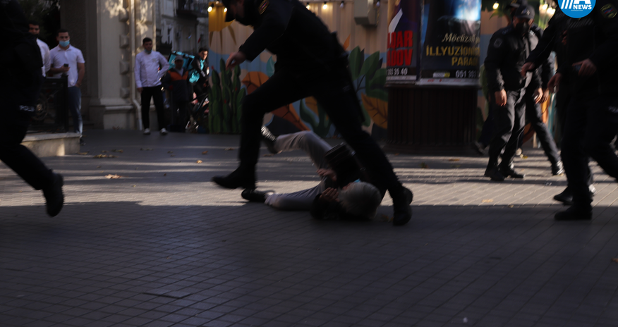 Bakıda aksiya keçirildi- SAXLANILANLAR VAR-FOTO Bakıda aksiya keçirildi- SAXLANILANLAR VAR-FOTO