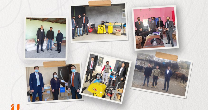 Unibank şəhid və qazi ailələrinə dəstək olmaqda davam edir Unibank şəhid və qazi ailələrinə dəstək olmaqda davam edir
