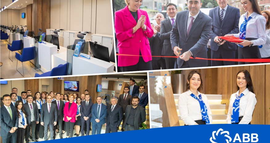 ABB-nin yeni konseptdə qurulmuş Binəqədi filialı müştərilərin xidmətində! ABB-nin yeni konseptdə qurulmuş Binəqədi filialı müştərilərin xidmətində!