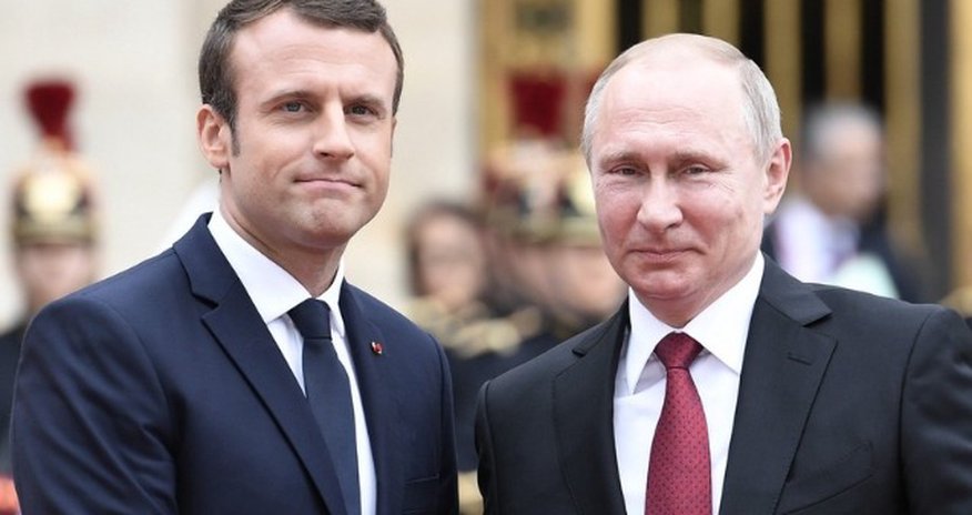 Putinlə Makron Qarabağı müzakirə etdilər Putinlə Makron Qarabağı müzakirə etdilər
