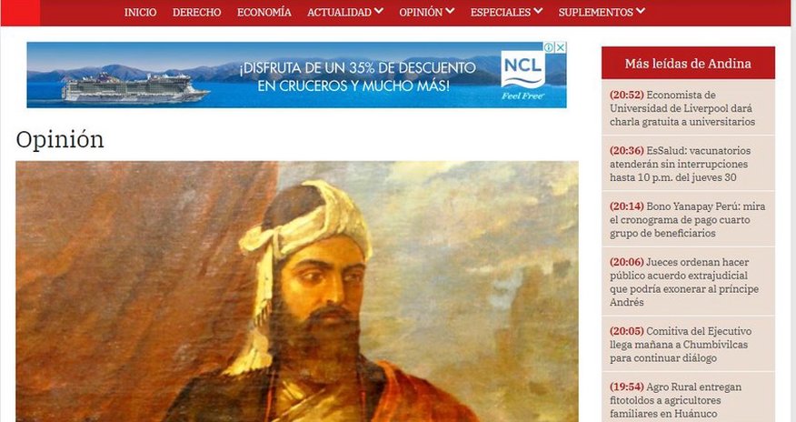 Rich literary heritage of Nizami Ganjavi in Peru’s official paper Rich literary heritage of Nizami Ganjavi in Peru’s official paper
