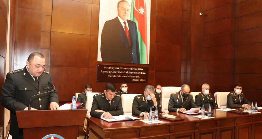 Hərbi Prokurorluqda kollegiya iclası keçirilib Hərbi Prokurorluqda kollegiya iclası keçirilib