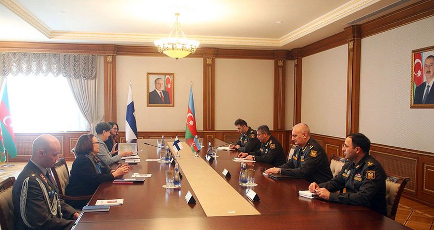 Azerbaijani Defense Minister meets with delegation of Finnish Foreign Ministry Azerbaijani Defense Minister meets with delegation of Finnish Foreign Ministry