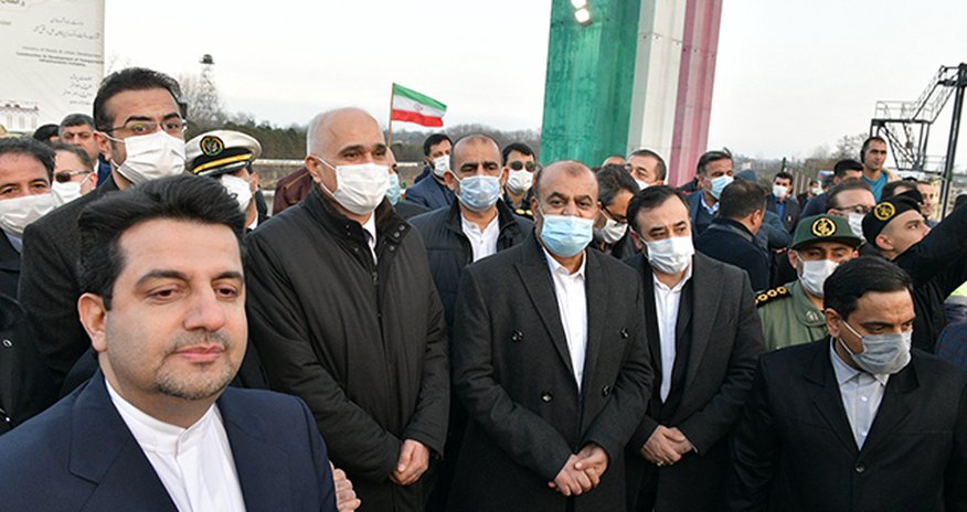 Astaraçay üzərində körpünün təməlqoyma mərasimi keçirildi - Fotolar Astaraçay üzərində körpünün təməlqoyma mərasimi keçirildi - Fotolar