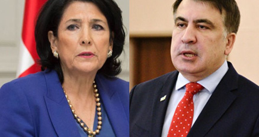 Zurabişvili Saakaşvilinin azadlığa çıxmağını istəmir Zurabişvili Saakaşvilinin azadlığa çıxmağını istəmir