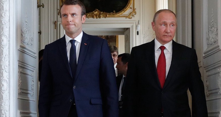 Makronla Putin görüşəcək Makronla Putin görüşəcək