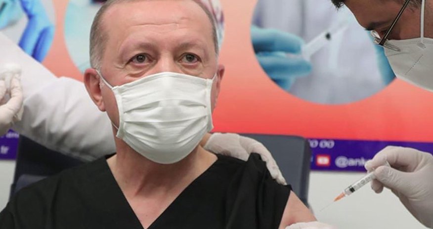 Ərdoğan koronavirusa qarşı 5 doza vaksin olunub Ərdoğan koronavirusa qarşı 5 doza vaksin olunub
