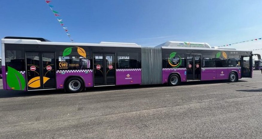 Bakıya 50 ədəd yeni iritutumlu avtobus gətirildi Bakıya 50 ədəd yeni iritutumlu avtobus gətirildi
