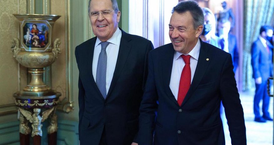 Лавров и президент МККК обсудили по телефону решение гуманитарных проблем в Укр Лавров и президент МККК обсудили по телефону решение гуманитарных проблем в Укр