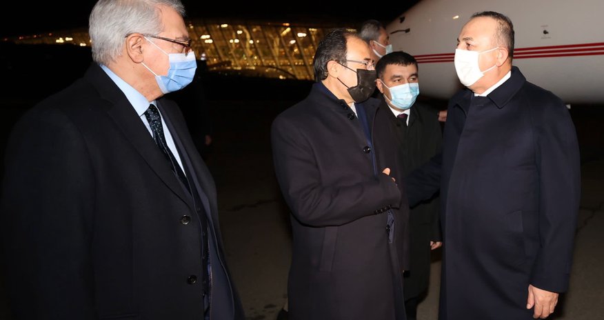 Çavuşoğlu Azərbaycana gəldi Çavuşoğlu Azərbaycana gəldi