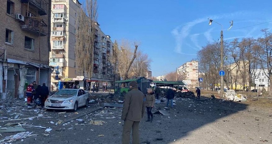 Russia fires missiles at Kyiv Russia fires missiles at Kyiv