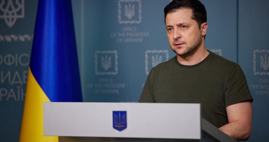 Zelensky comments on anti-war slogan on Russia's Channel One Zelensky comments on anti-war slogan on Russia's Channel One