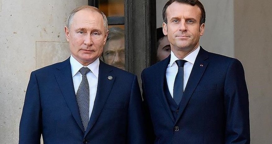 Путин и Макрон обсудили ход российско-украинских переговоров Путин и Макрон обсудили ход российско-украинских переговоров