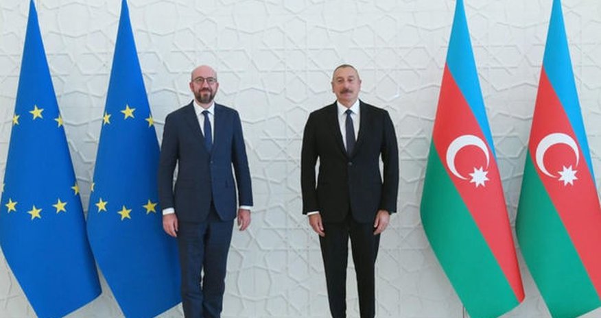 İlham Əliyev Şarl Mişeli təbrik edib İlham Əliyev Şarl Mişeli təbrik edib