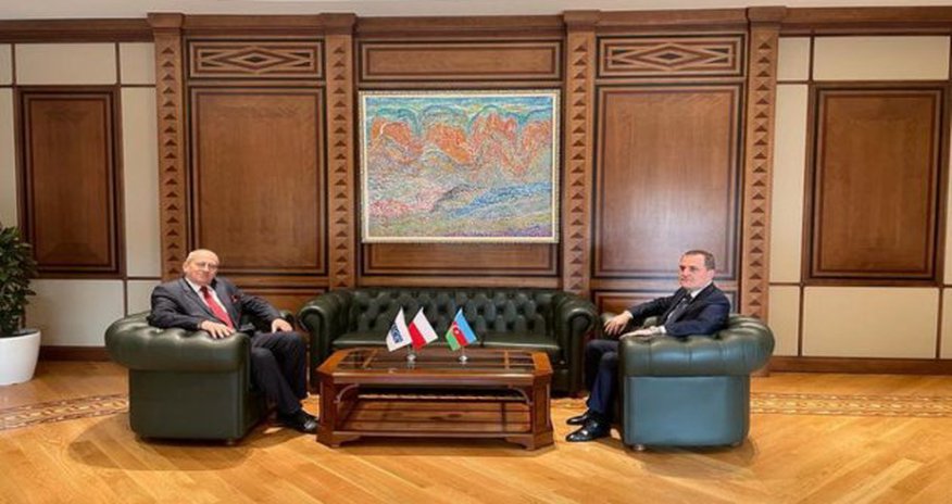 Ceyhun Bayramov ATƏT sədri ilə görüşür Ceyhun Bayramov ATƏT sədri ilə görüşür