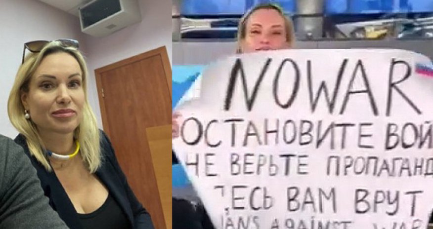 Marina Ovsyannikova alman mətbuatında işə başladı Marina Ovsyannikova alman mətbuatında işə başladı