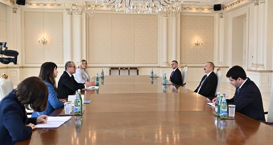 İlham Əliyev ÜST-nin Avropa üzrə regional direktorunu qəbul edib İlham Əliyev ÜST-nin Avropa üzrə regional direktorunu qəbul edib