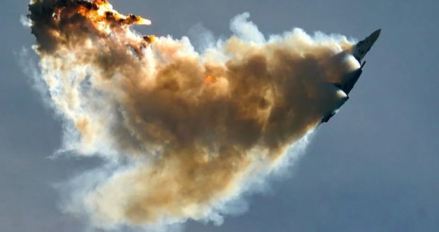 Rusiyanın "Su-34" hərbi təyyarəsi vuruldu Rusiyanın "Su-34" hərbi təyyarəsi vuruldu