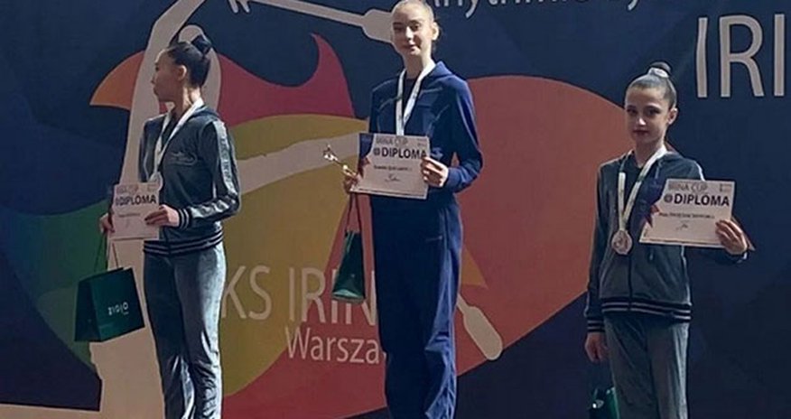 Bədii gimnastlarımız Polşada iki medal qazandı Bədii gimnastlarımız Polşada iki medal qazandı
