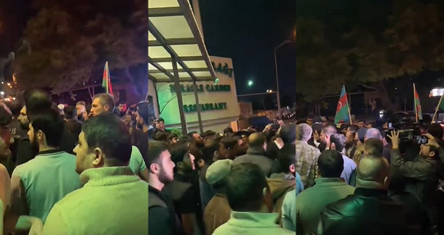Şəhidlər Xiyabanı yaxınlığında açılan gecə klubu etiraza səbəb oldu – Video Şəhidlər Xiyabanı yaxınlığında açılan gecə klubu etiraza səbəb oldu – Video