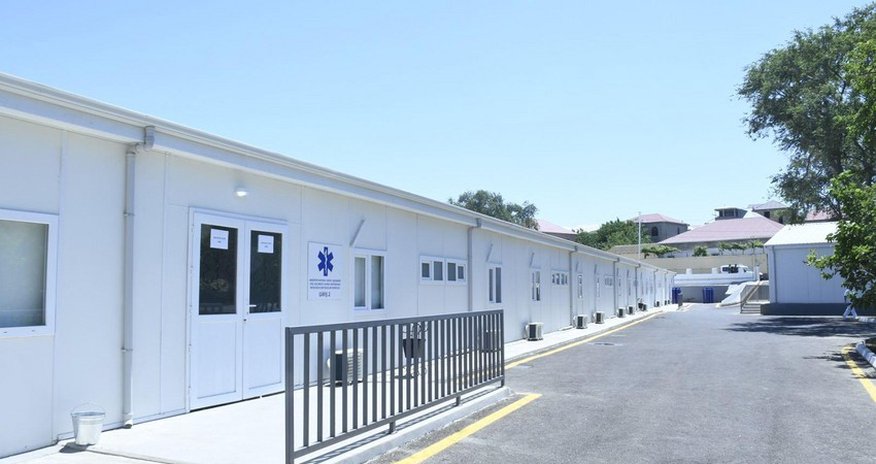 Qarabağda 3 modul tipli xəstəxana quraşdırılacaq Qarabağda 3 modul tipli xəstəxana quraşdırılacaq