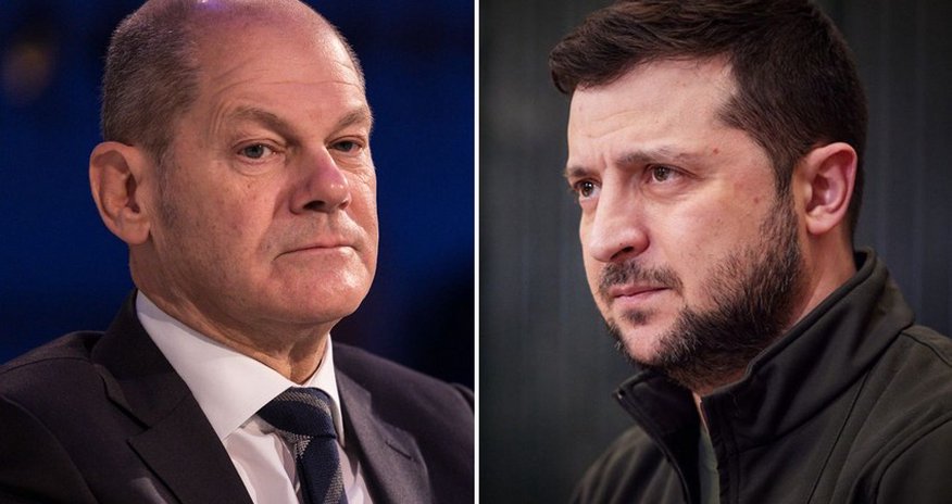 Zelenskyy, Scholz discuss ensuring grain exports from Ukraine Zelenskyy, Scholz discuss ensuring grain exports from Ukraine