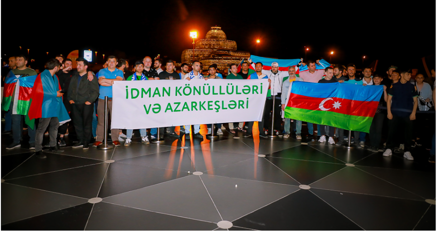 Azərbaycan millisi Bakıda belə qarşılandı - FOTO Azərbaycan millisi Bakıda belə qarşılandı - FOTO