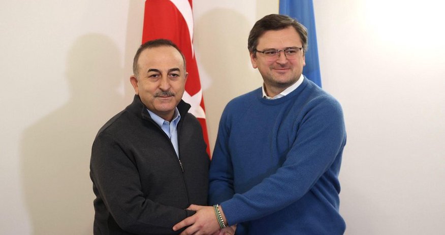 Cavusoglu, Kuleba hold phone conversation Cavusoglu, Kuleba hold phone conversation