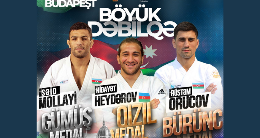 Azərbaycan cüdoçuları Böyük Dəbilqəni 3 medalla başa vurub Azərbaycan cüdoçuları Böyük Dəbilqəni 3 medalla başa vurub