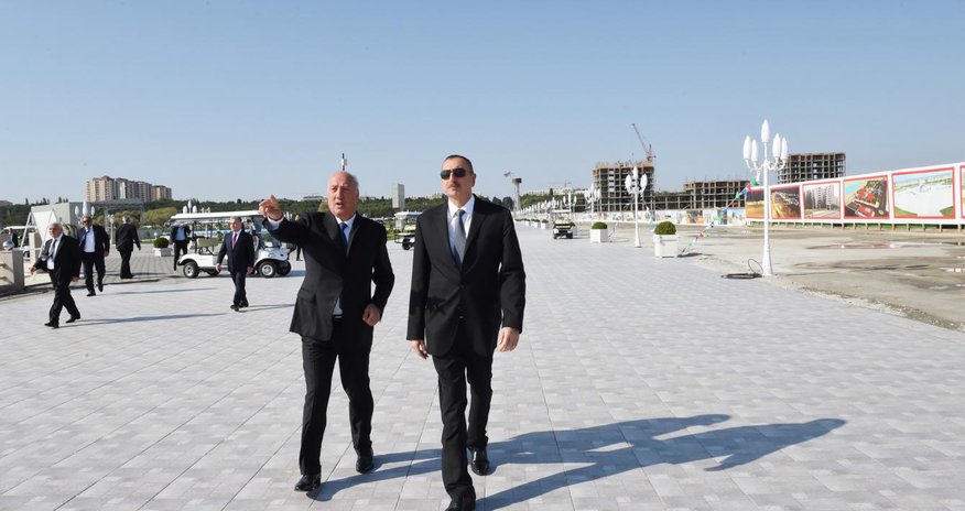 Prezident Sumqayıta getdi Prezident Sumqayıta getdi