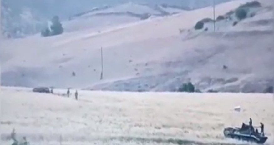 Ermənilər Xocalıda döyüş mövqeləri yaradır - Video Ermənilər Xocalıda döyüş mövqeləri yaradır - Video