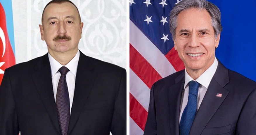 ABŞ dövlət katibi İlham Əliyevlə danışdı ABŞ dövlət katibi İlham Əliyevlə danışdı