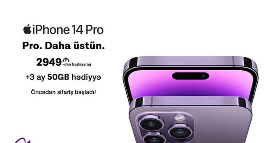 Azercell 4G sürətini yeni nəsil iPhone smartfonlarında sınamağa dəvət edir Azercell 4G sürətini yeni nəsil iPhone smartfonlarında sınamağa dəvət edir