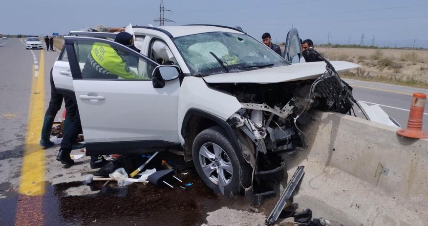 Cəlilabadda yol qəzası Ölən və yaralananlar var Cəlilabadda yol qəzası Ölən və yaralananlar var
