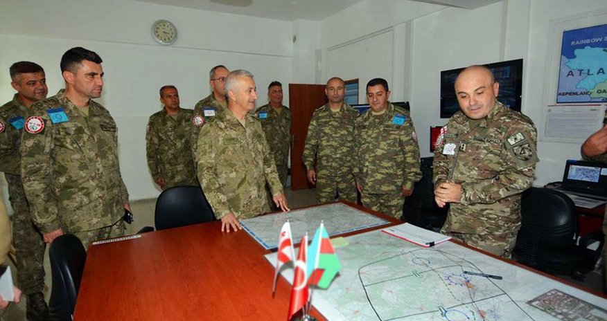 Начались совместные учения военнослужащих Азербайджана, Турции и Грузии Начались совместные учения военнослужащих Азербайджана, Турции и Грузии