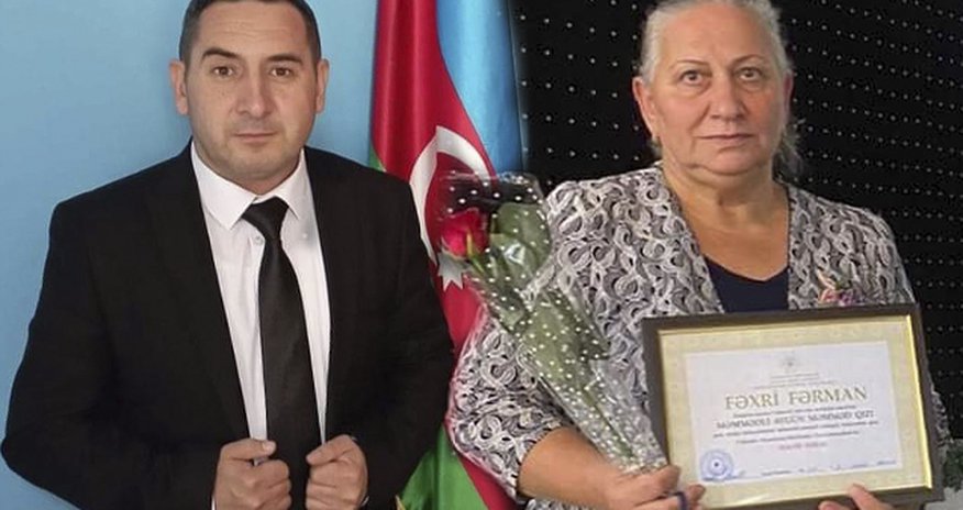 Şəhid anası və şəhid oğlu məktəb direktoru təyin edildi Şəhid anası və şəhid oğlu məktəb direktoru təyin edildi