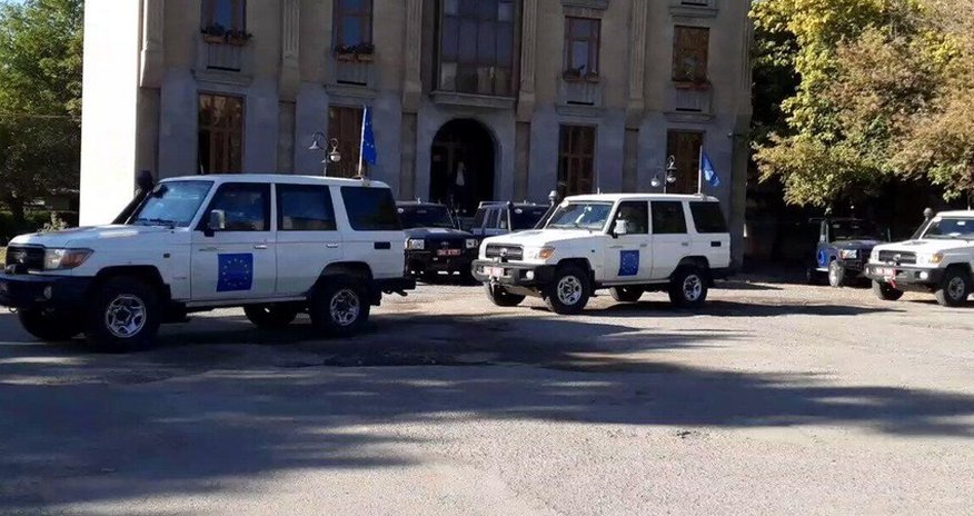 EU observers start first patrol along conditional Armenia-Azerbaijan border EU observers start first patrol along conditional Armenia-Azerbaijan border