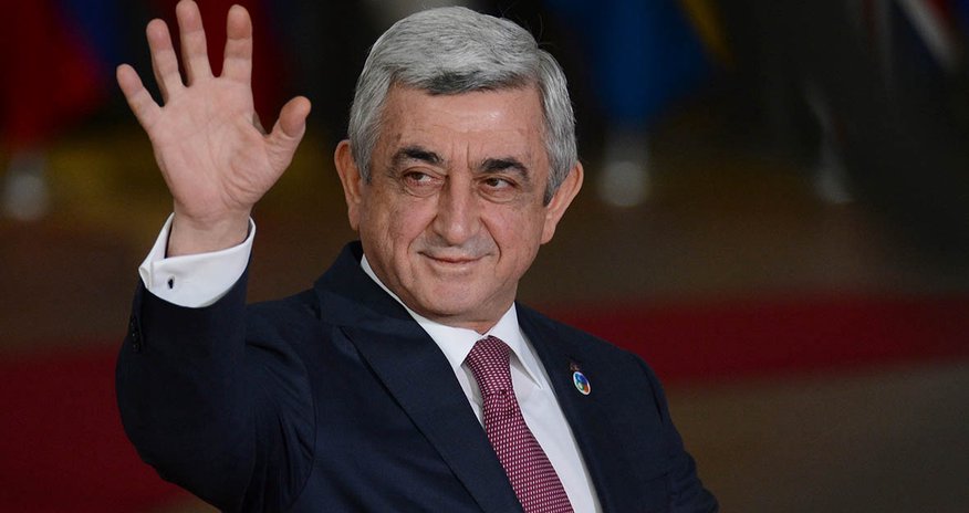 Sarkisyan Qarabağa gedib Sarkisyan Qarabağa gedib
