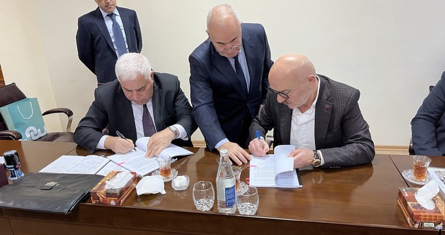 Zabuxçay su anbarının tikintisinə dair müqavilələr imzalanıb Zabuxçay su anbarının tikintisinə dair müqavilələr imzalanıb