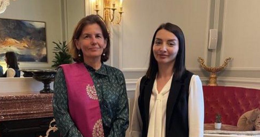 Leyla Abdullayeva Fransanın Azərbaycandakı yeni səfirilə görüşdü Leyla Abdullayeva Fransanın Azərbaycandakı yeni səfirilə görüşdü