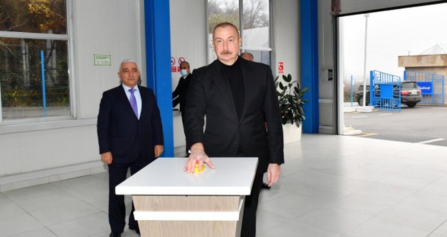 Ильхам Алиев посетил Огуз Ильхам Алиев посетил Огуз