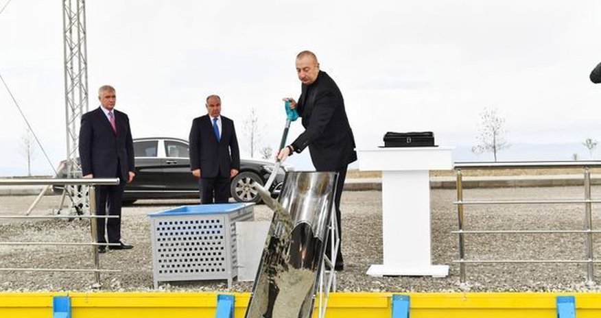 В агропарке "Шеки-Огуз" заложен фундамент нового завода В агропарке "Шеки-Огуз" заложен фундамент нового завода