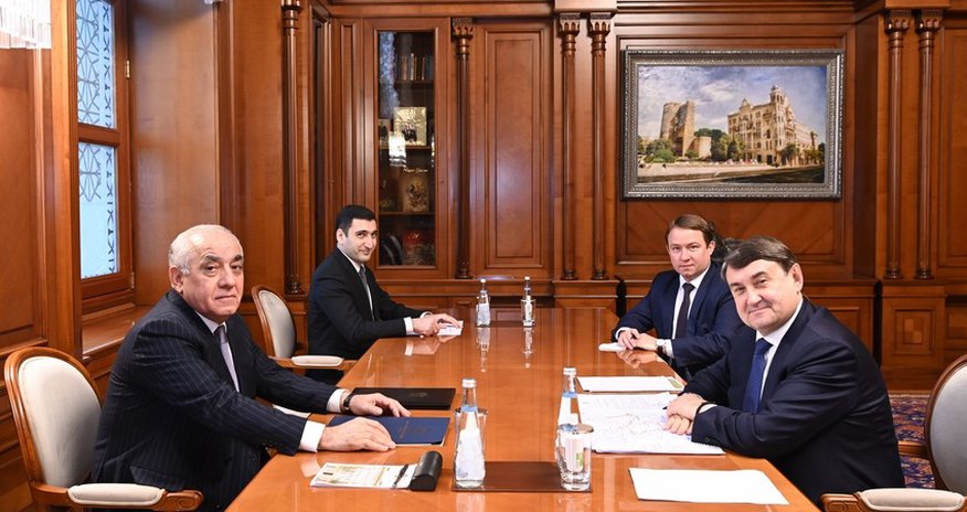 Azerbaijani PM meets Russian presidential aide Azerbaijani PM meets Russian presidential aide