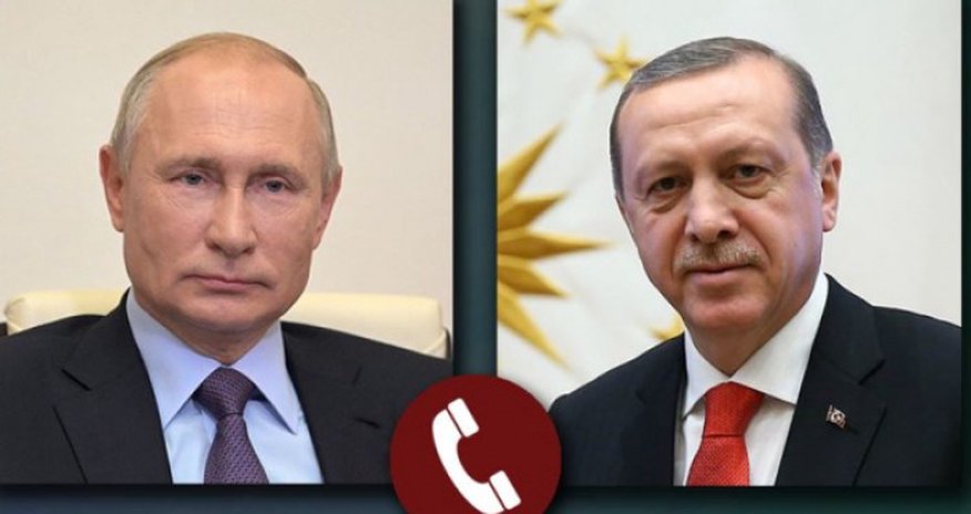 Ərdoğan Putinlə danışdı Ərdoğan Putinlə danışdı