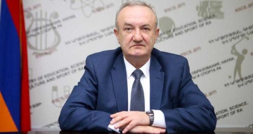 Ermənistanda nazir istefa verdi Ermənistanda nazir istefa verdi