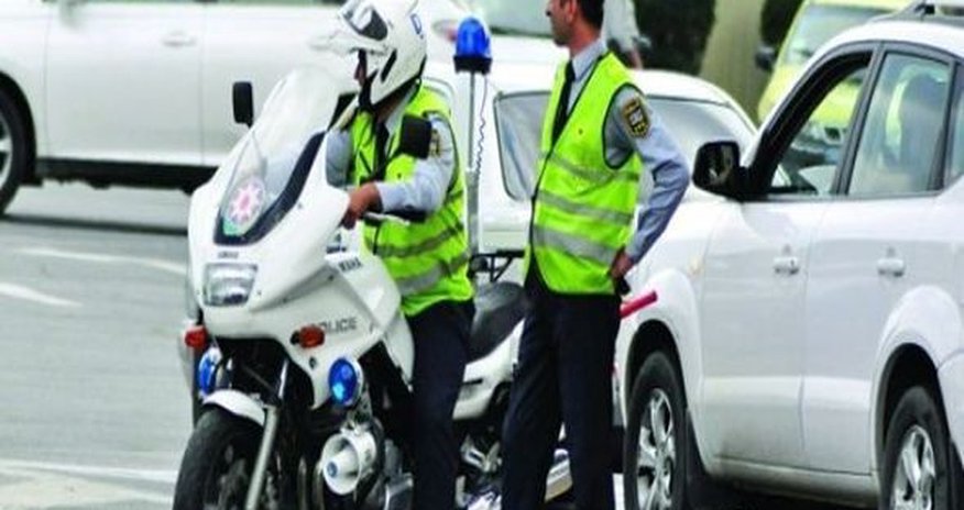 Bakıda polis motosikleti qəzaya uğrayıb Bakıda polis motosikleti qəzaya uğrayıb