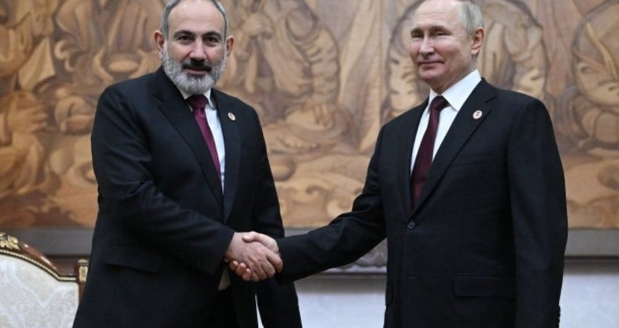 Putin meeting Pashinyan on sidelines of CIS summit Putin meeting Pashinyan on sidelines of CIS summit