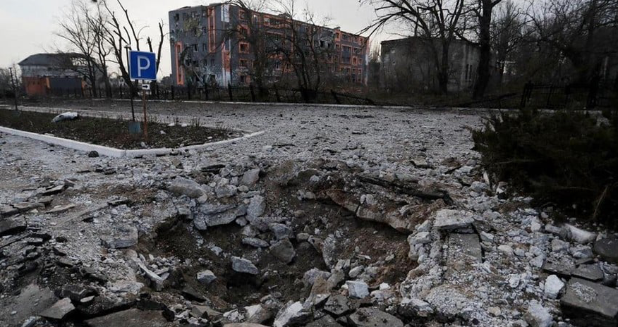 В оккупированном Мариуполе прогремели взрывы В оккупированном Мариуполе прогремели взрывы